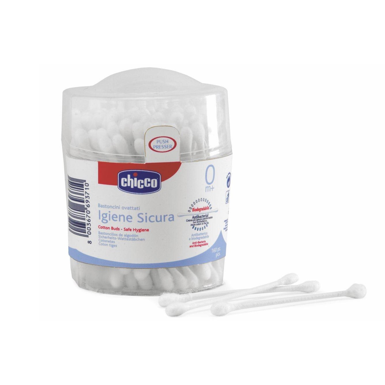 Betisoare vata Chicco, 160 buc